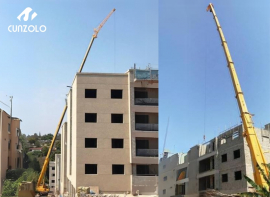 Construção de Prédio com Guindaste em Vinhedo-SP