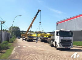 Operação de Transporte e Içamento em Atibaia - SP