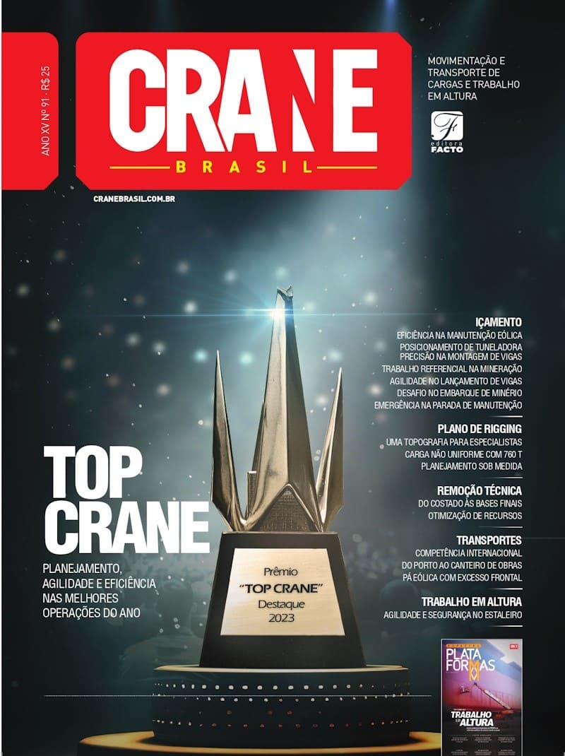 Edio 91 da revista Top Crane Brasil 2023